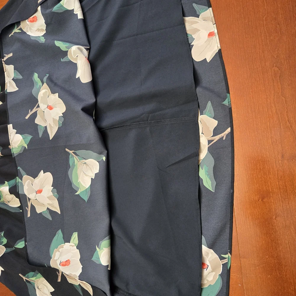 Banana Republic Floral Maxi Dress - Blue with White and Green - Picture 4 of 5